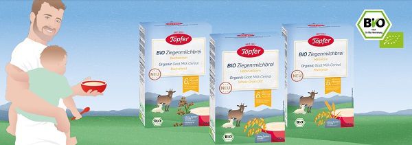 Probepäckchen der Töpfer BIO Ziegenmilchbreie gratis