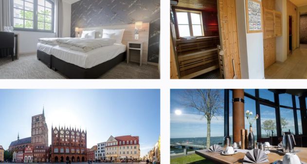 2 ÜN im 4* Hotel Hafenresidenz Stralsund direkt am Hafen inkl. Frühstück ab 120€ p.P.