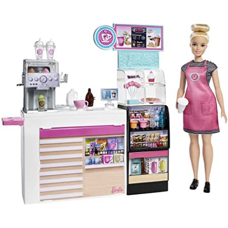 Barbie GMW03 Naschcafé Spielset mit Barbie + 20 Teile für 26,29€ (statt 39€)
