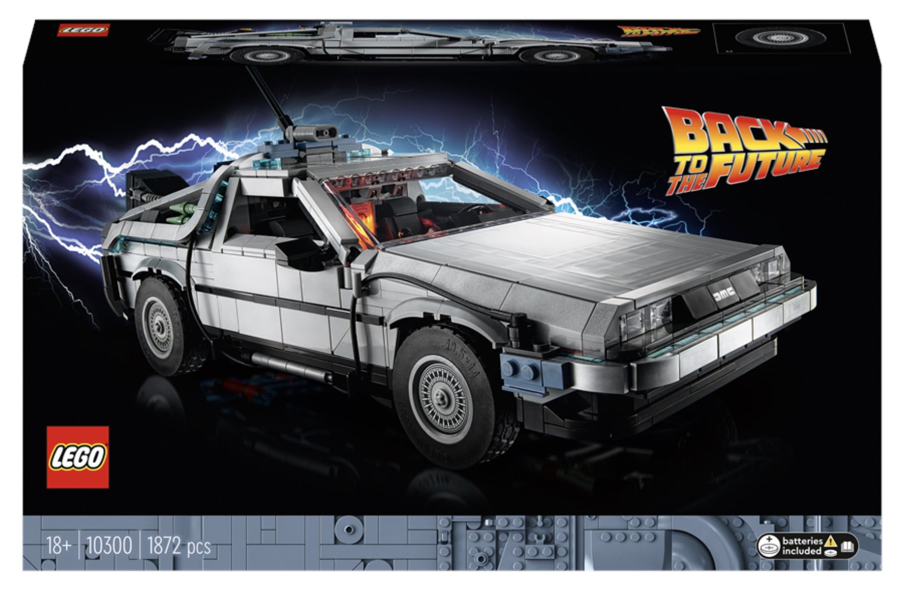 LEGO Die Zeitmaschine aus Zurück in die Zukunft für 149€ (statt 190€)