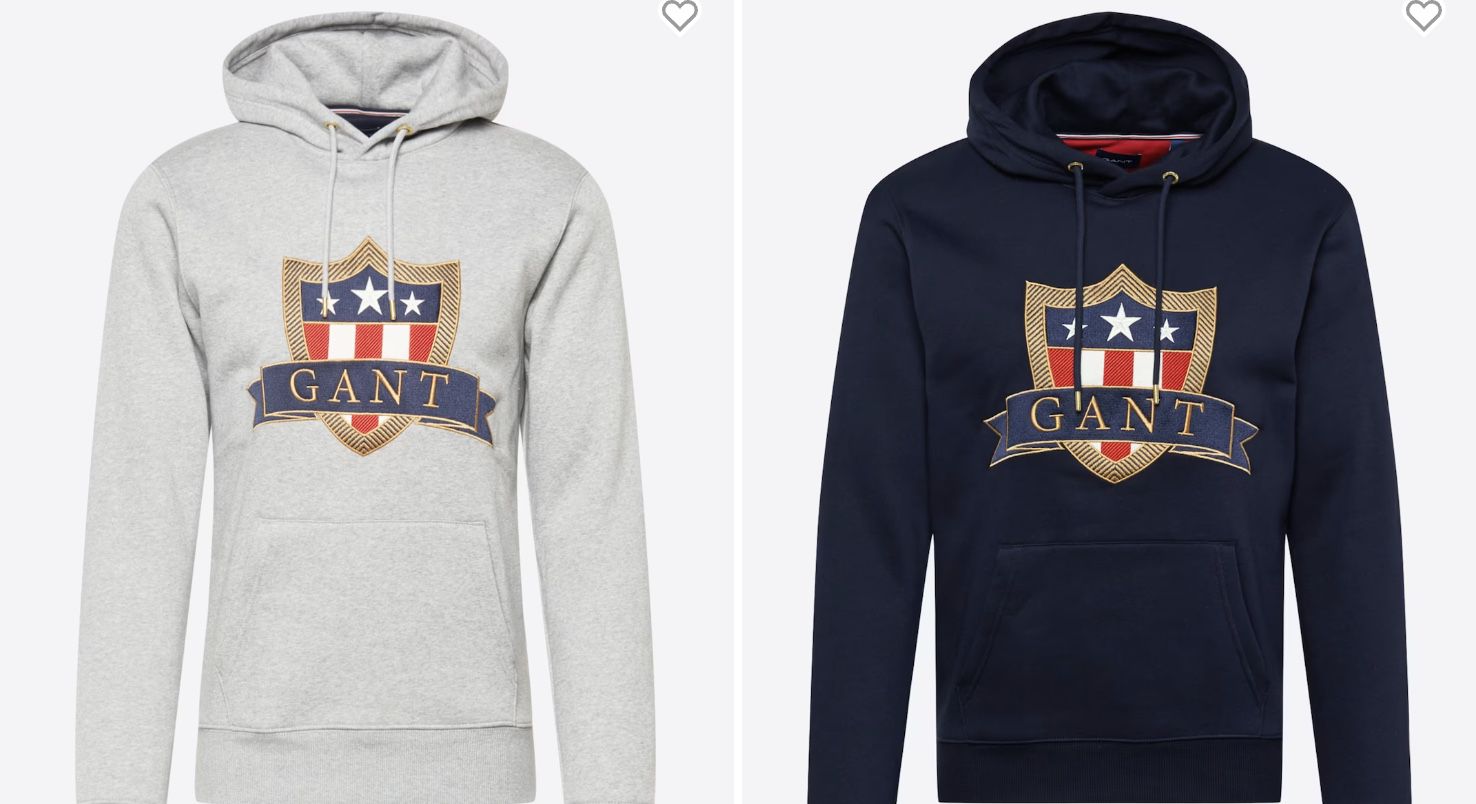 Gant Herren Banner Shield Hoodie in 3 Farben ab 37,96€ (statt 72€)