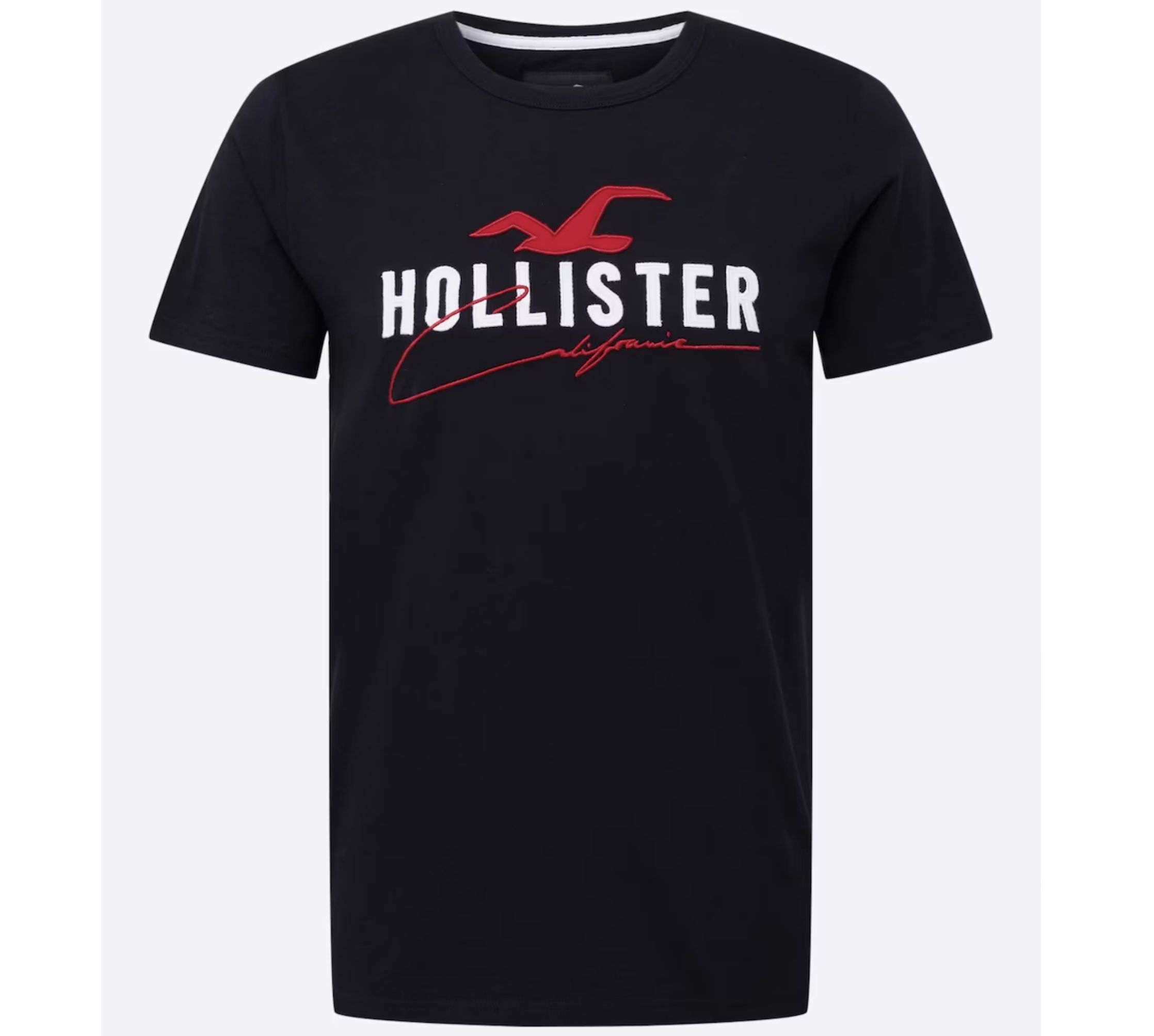 Hollister T Shirt mit großem Logoprint für 9,96€ (statt 19€)   S, M, L