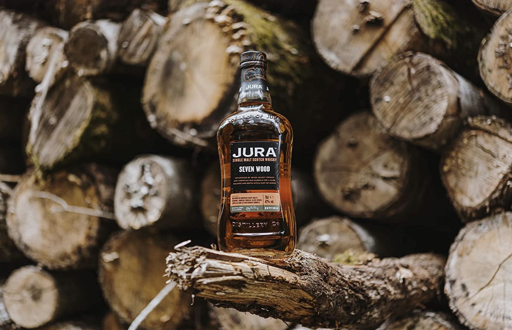 1 x 0,7l Jura SEVEN WOOD Single Malt Scotch Whisky mit Geschenkverpackung für 38,99€ (statt 49€)