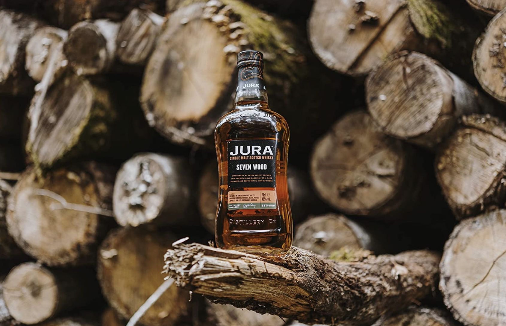 1 x 0,7l Jura SEVEN WOOD Single Malt Scotch Whisky mit Geschenkverpackung für 38,99€ (statt 49€)