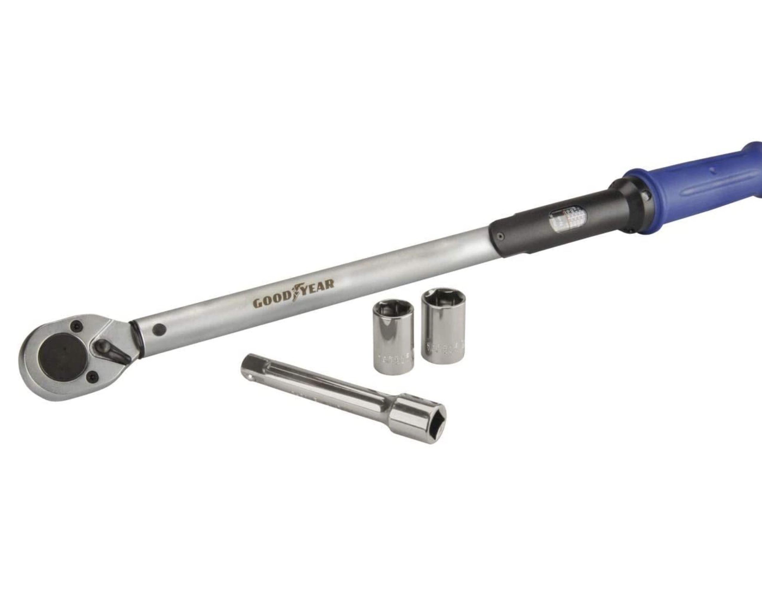 🛞 Goodyear 42-210 Nm Drehmomentschlüssel inkl. Stecknüsse für 42,35€ (statt 50€)