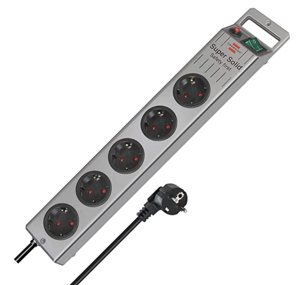 Brennenstuhl Super Solid Steckdosenleiste 5 Fach für 14,95€ (statt 20€)   Prime