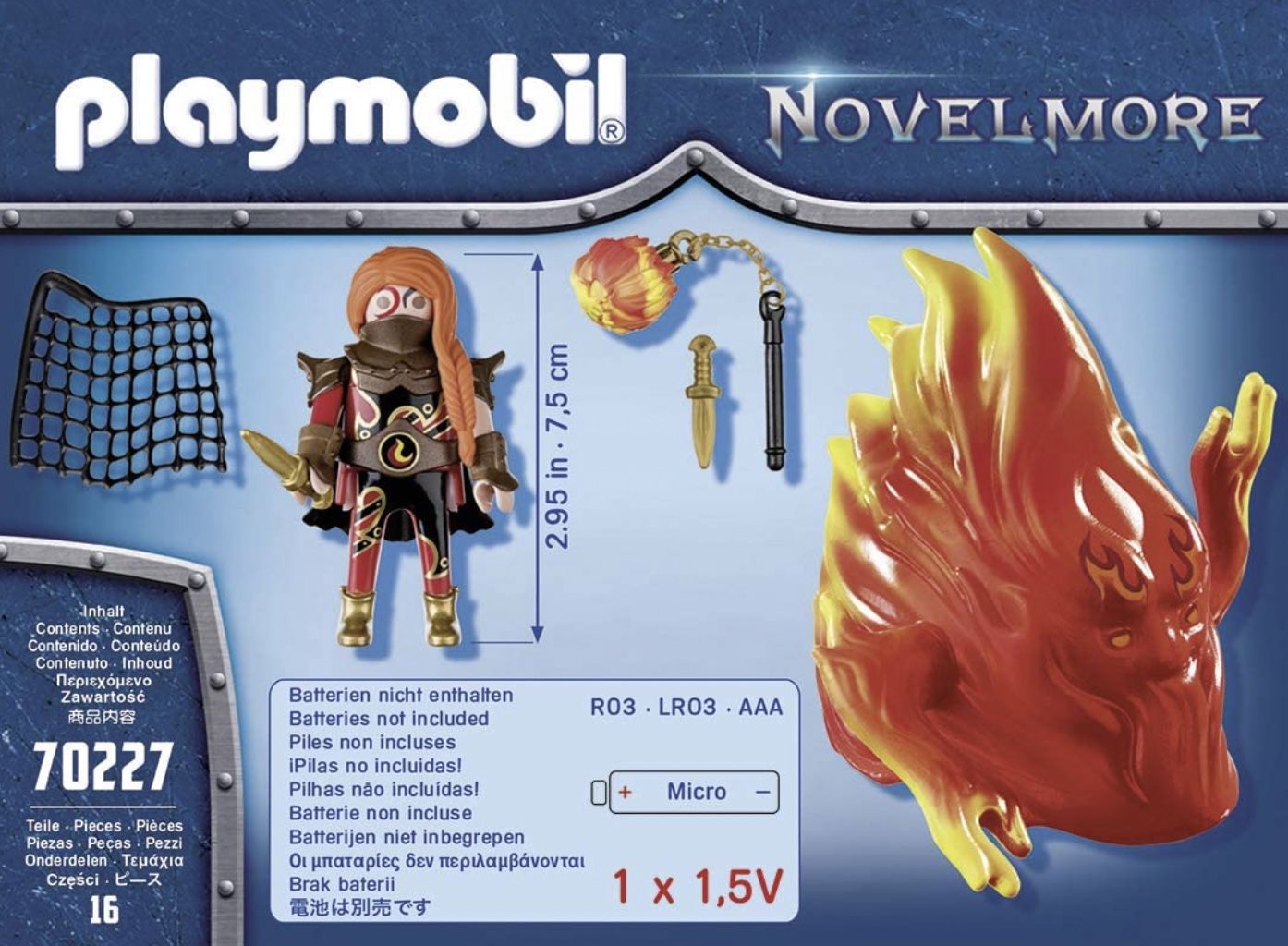 PLAYMOBIL Novelmore 70227   Burnham Raiders Feuergeist und die Hüterin des Feuers für 6,99€ (statt 11€)   Prime