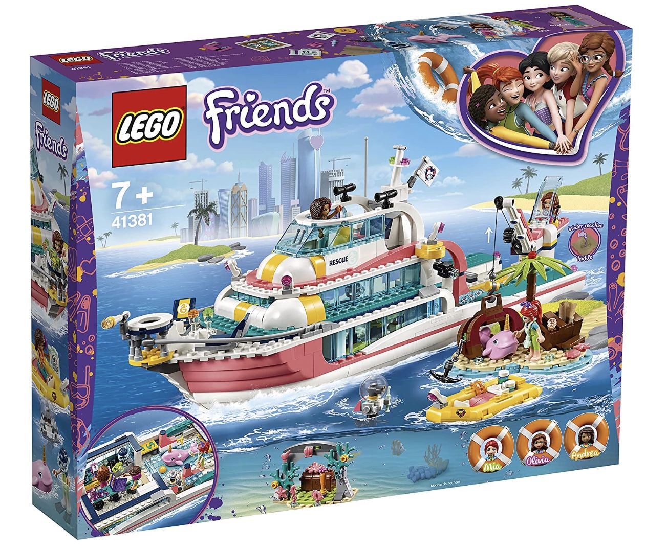 Lego 41381 Friends Boot für Rettungsaktionen und Legoinsel für 87,72€ (statt 133€)