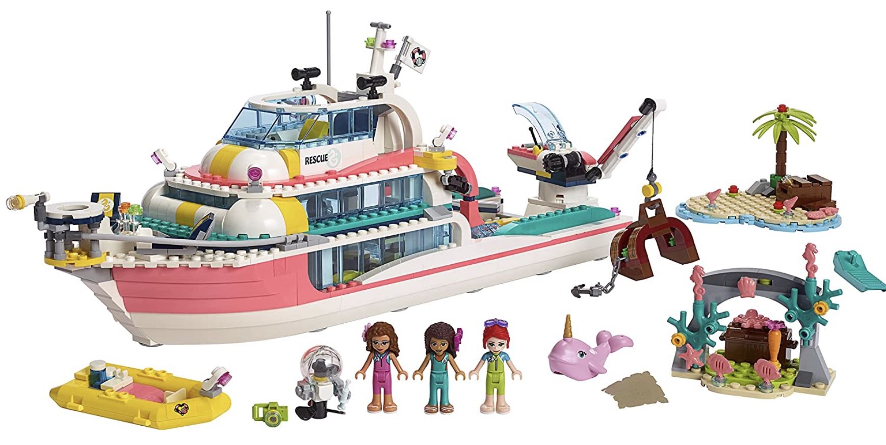 Lego 41381 Friends Boot für Rettungsaktionen und Legoinsel für 87,72€ (statt 133€)