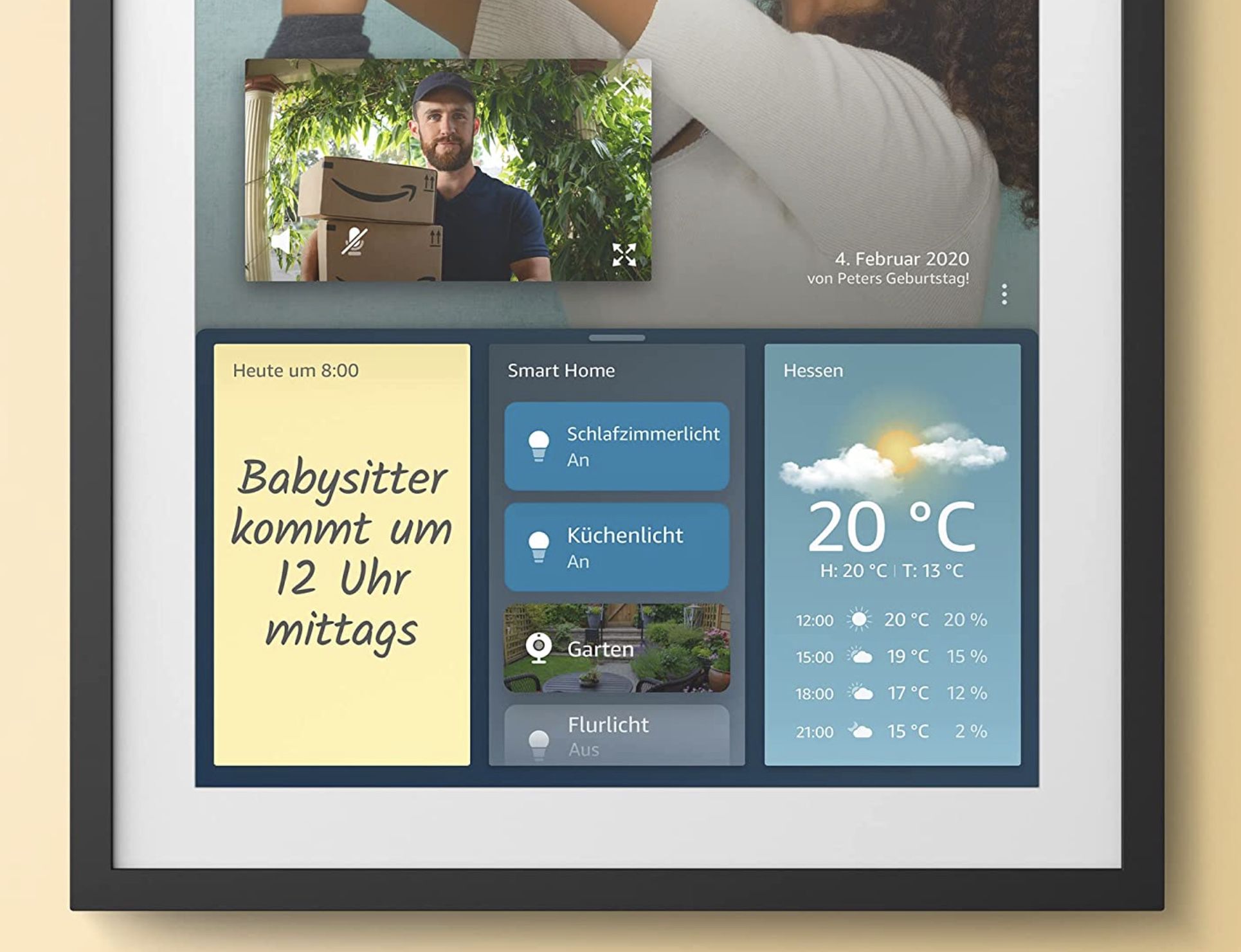 Echo Show 15   15,6 Zoll Smart Display in Full HD mit Alexa für 219,99€ (statt 260€)