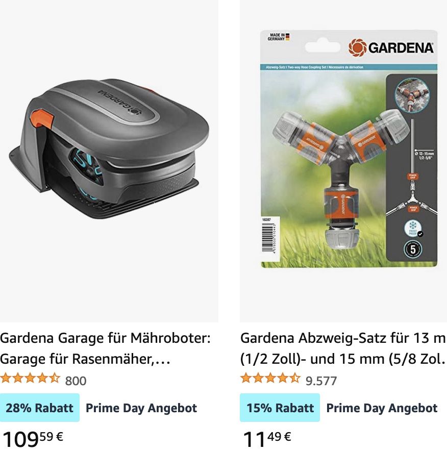 Amazon Prime Day: Verschiedene Artikel von Gardena