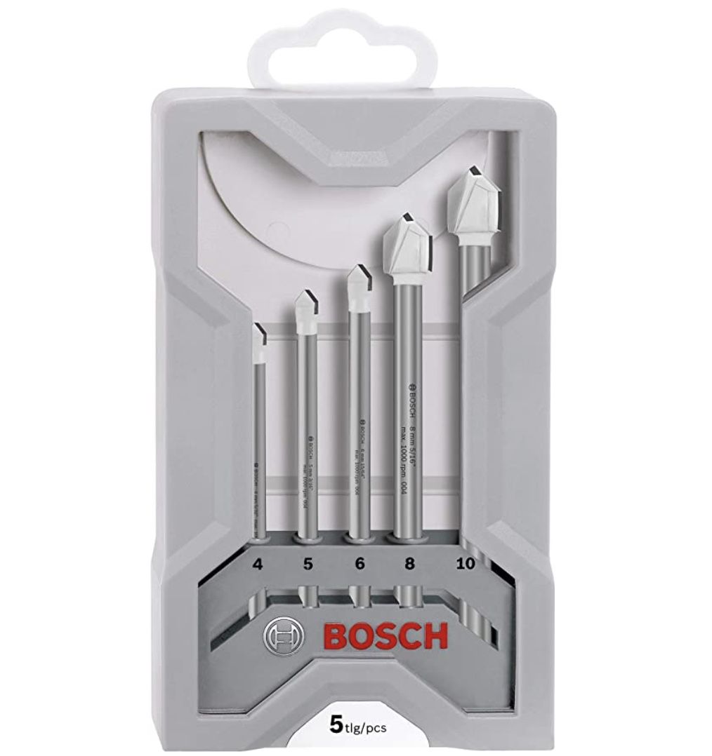 Bosch Professional Fliesenbohrer Set CYL-9 SoftCeramic (für weiche Keramik Fliesen, Ø 4-10 mm) für 16€ (statt 21€) &#8211; Prime