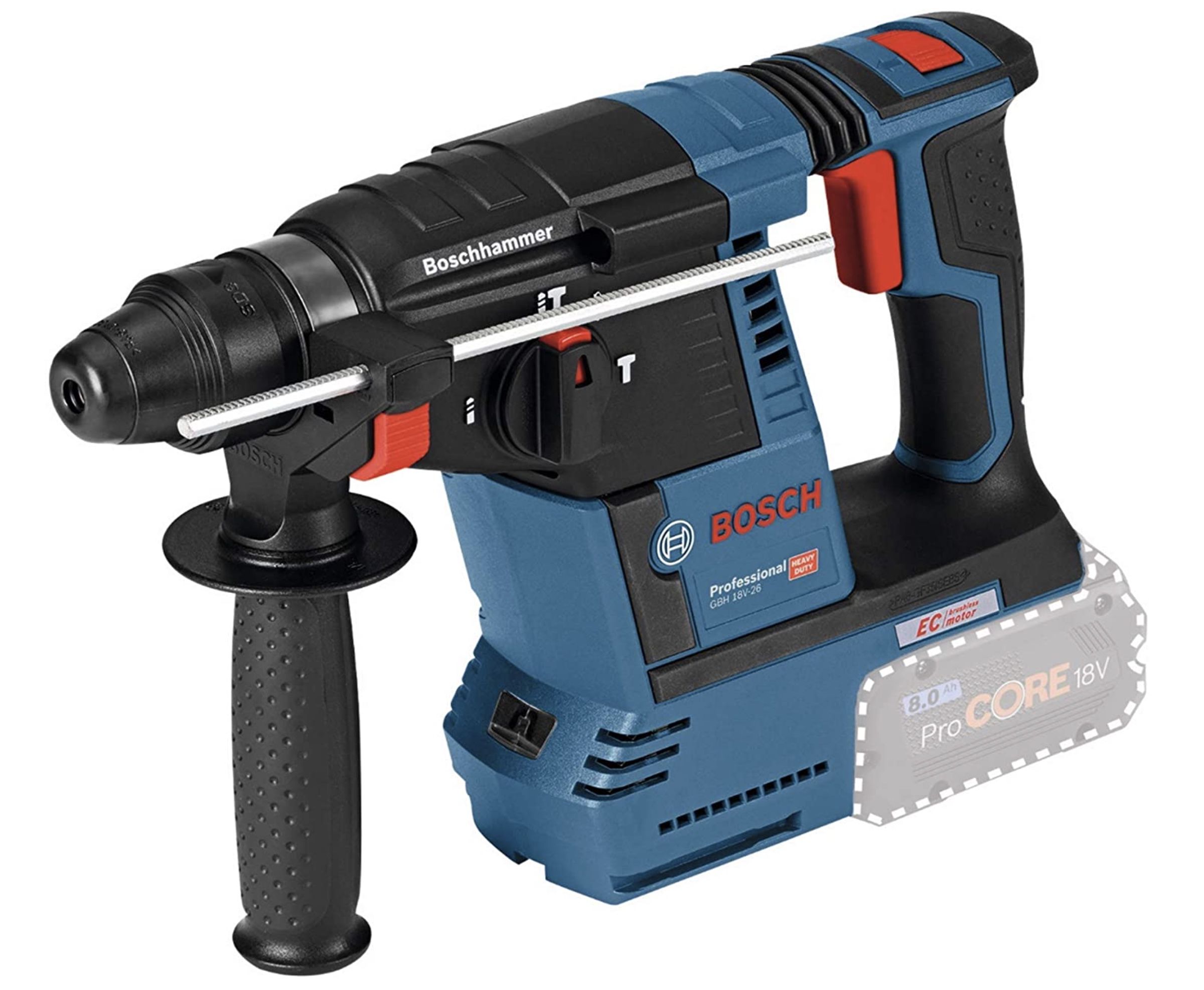 Bosch Professional GBH 18V 26 Akku Bohrhammer SOLO + LBOXX für 203,15€ (statt 235€)