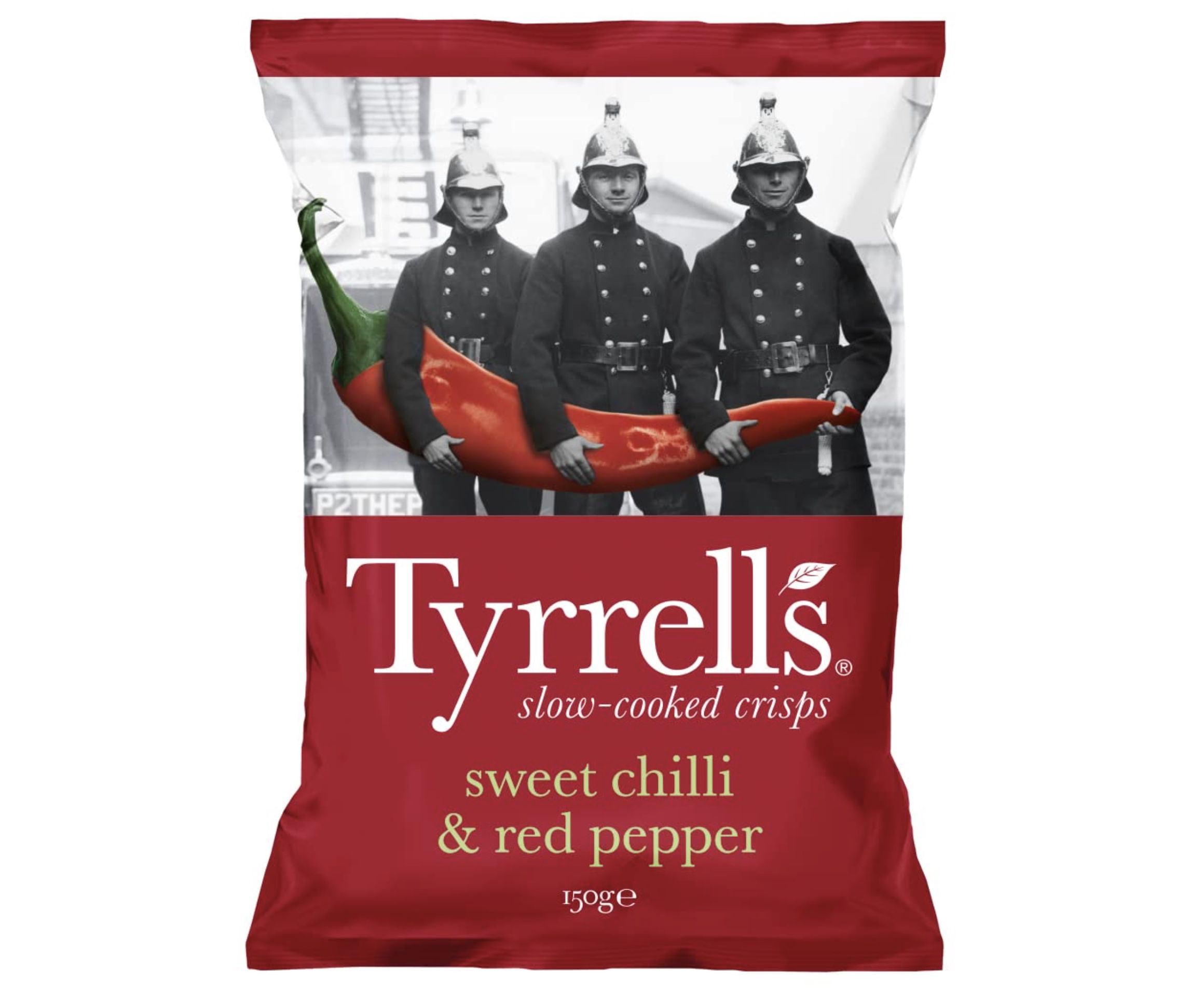 150g Tyrrells slow cooked crisps Sweet Chili Premium Kartoffelchips für 1,69€ (statt 2,29€)   Prime Sparabo