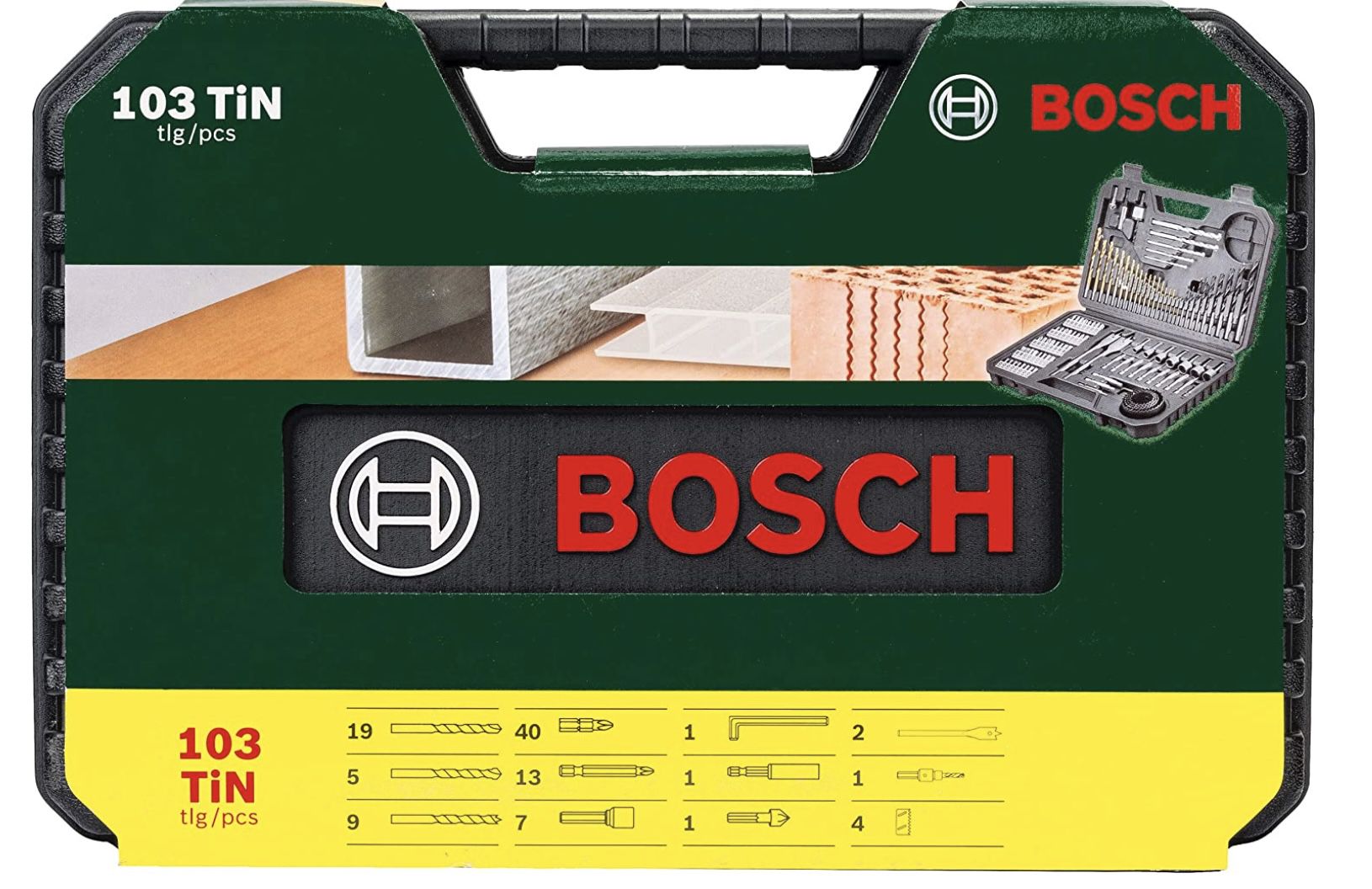 Bosch 103tlg. Bohrer  und Bit Set V Line Titanium Box für 28,99€ (statt 32€)