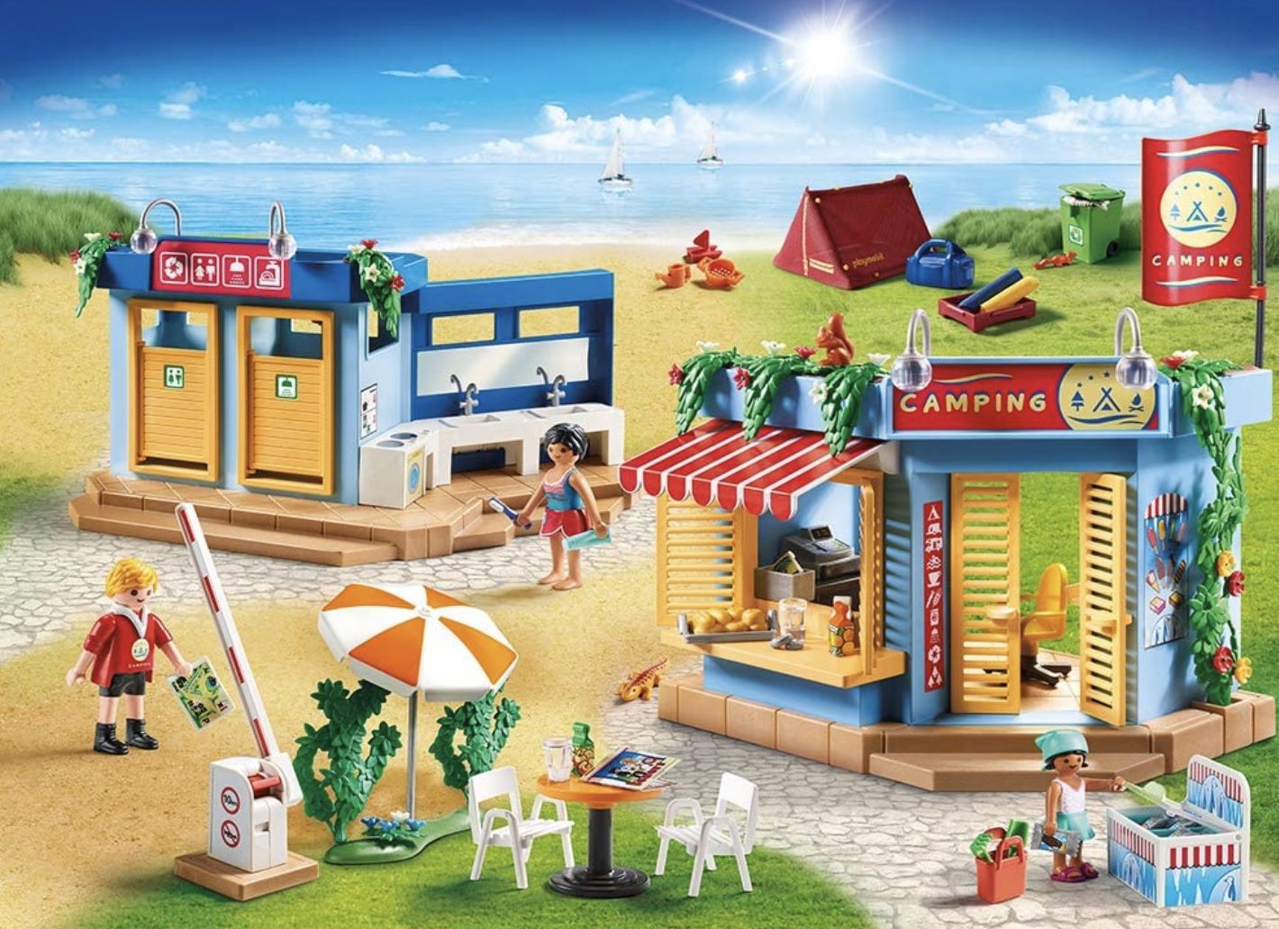 PLAYMOBIL Family Fun 70087   Großer Campingplatz für 29,99€ (statt 47€)