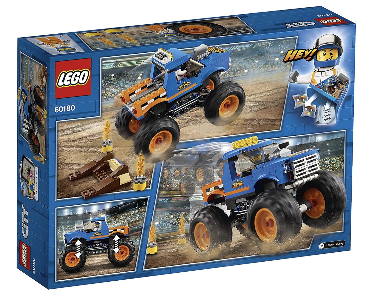 LEGO 60180   City Great Vehicles Monster Truck für 19,99€ (statt 43€)