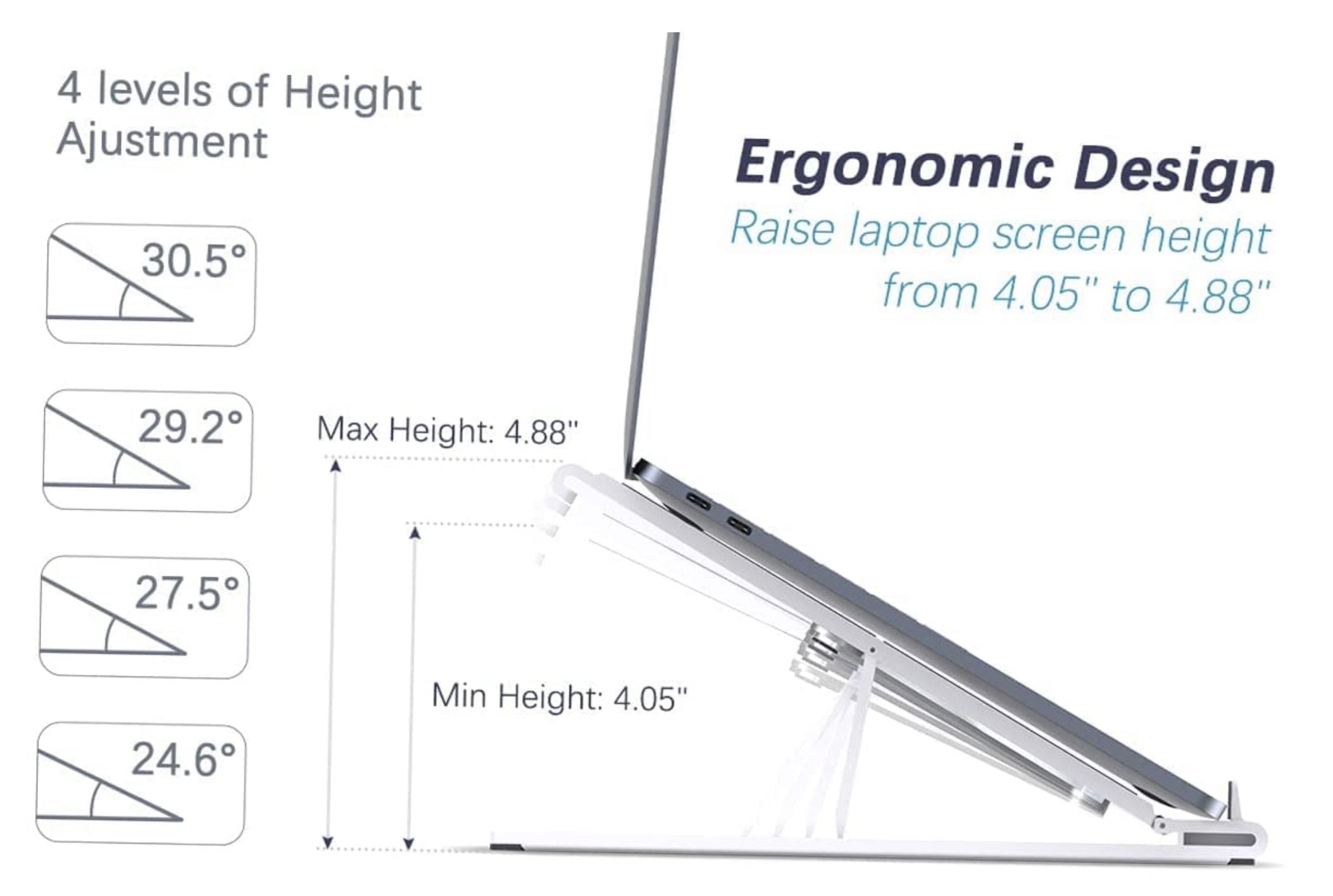 Kleiner ergonomischer Laptop Ständer für 9,99€ (statt 20€)   Prime
