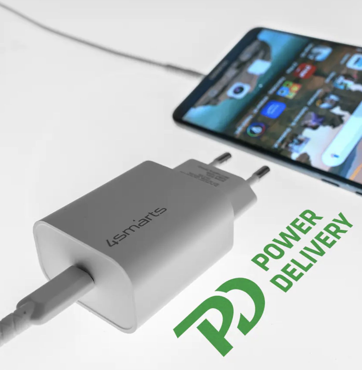 4smarts Schnellladegerät 20W mit 1.5m USB C zu USB C Kabel für 7,90€ (statt 13€)