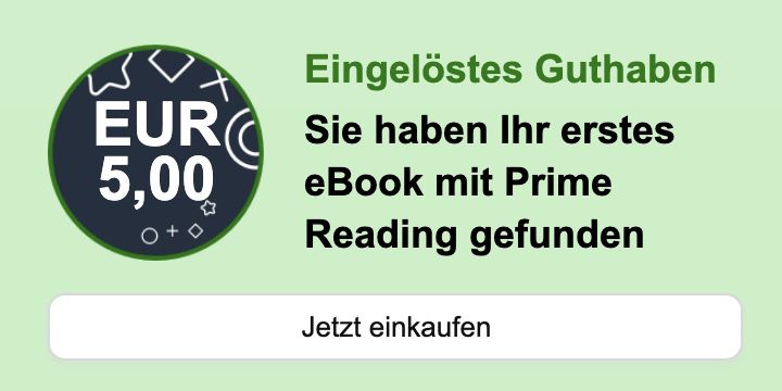 Amazon Prime: GRATIS 5€ Guthaben abstauben dank kostenlose Prime eBooks   nur ausgewählte Kunden?