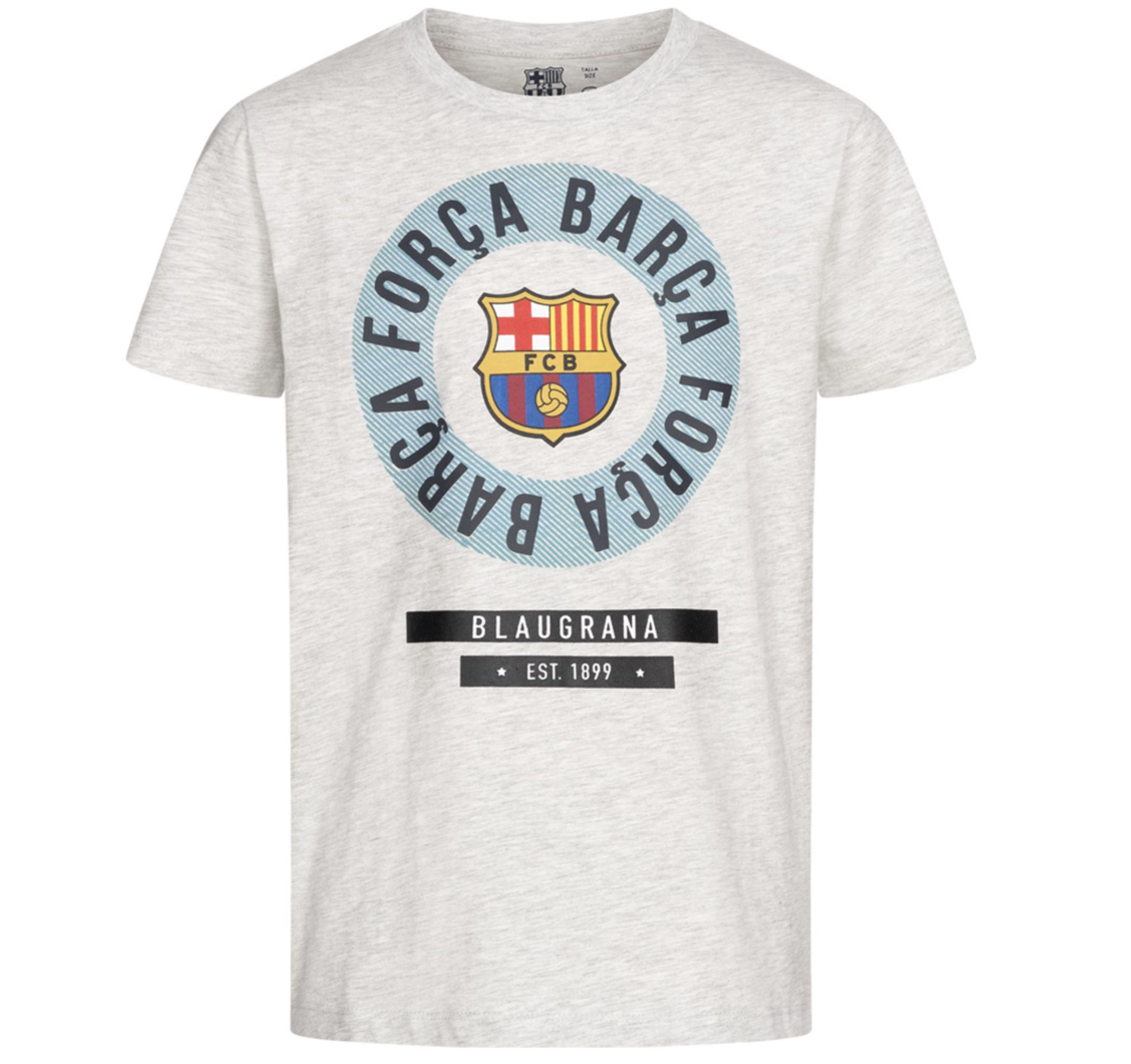 FC Barcelona Emblem Jungen T Shirt für 7,28€ (statt 12€)