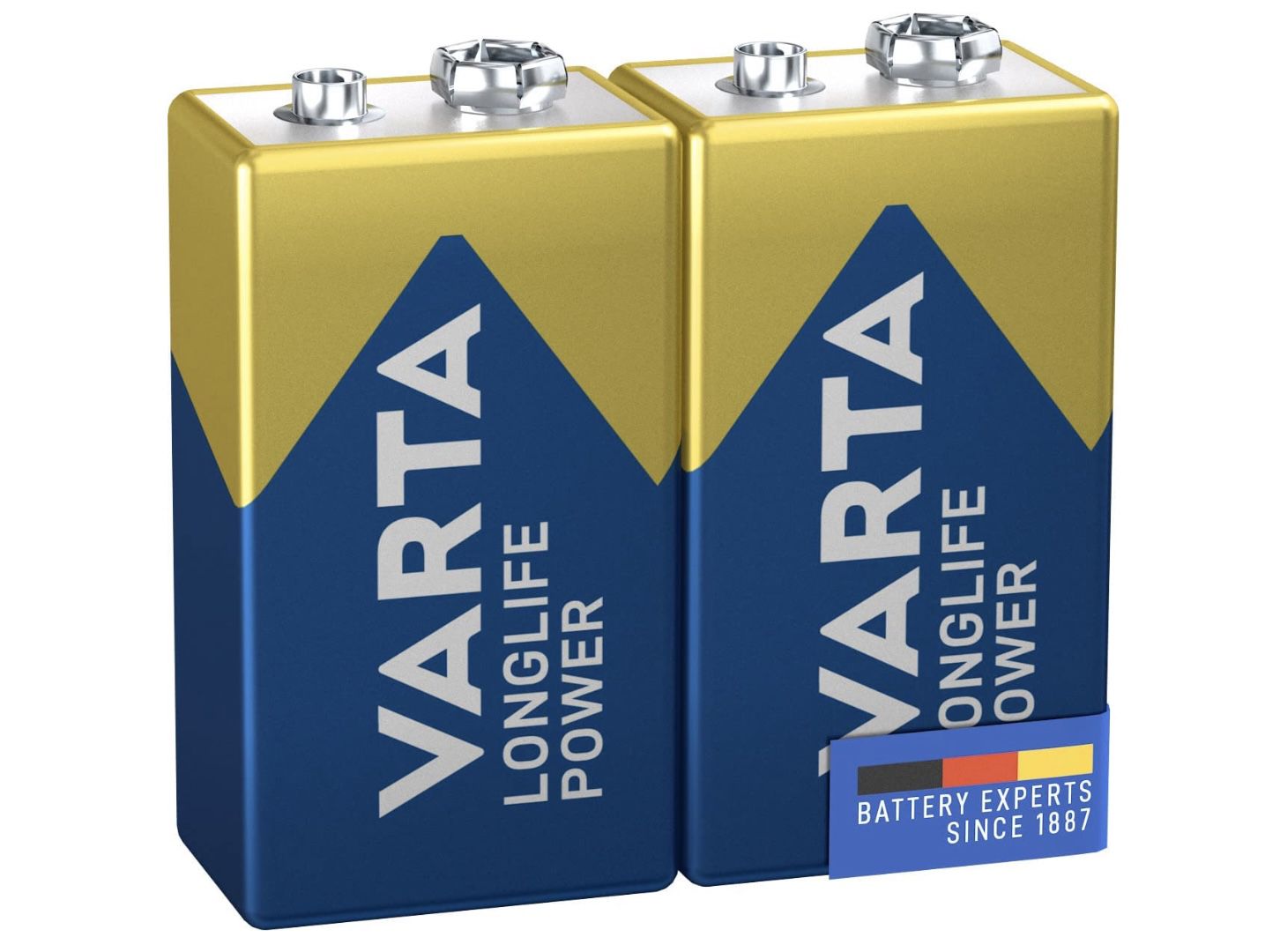 2er Pack VARTA Longlife Power 9V Block 6LR61 Batterie für 3,46€ (statt 5€)   Prime