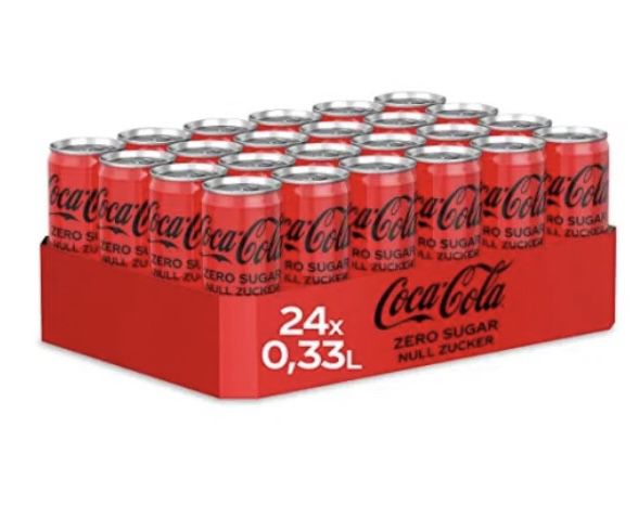 24er Pack Coca-Cola Zero Sugar Dose (330ml) ab 13,06€ zzgl. Pfand