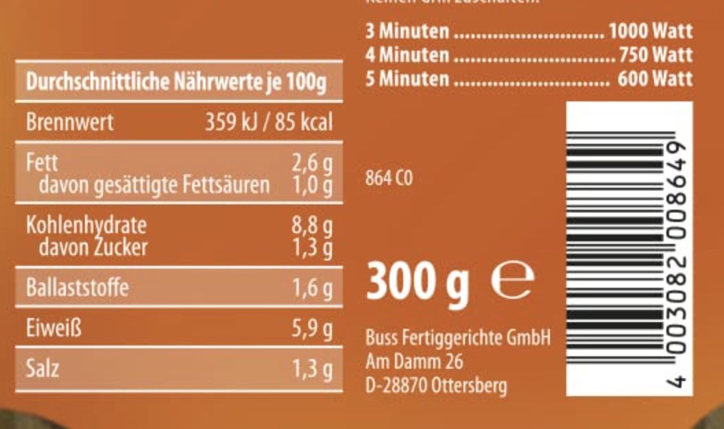 12x 300g Buss Freizeitmacher Gulasch vom Schwein mit Paprika und Nudeln für 16,09€ (statt 24€)