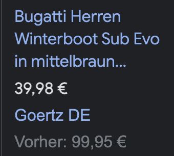 bugatti Winterboots Sub Evo mit weichem Warmfutter für 39,98€ (statt 100€)   nur 44 & 45