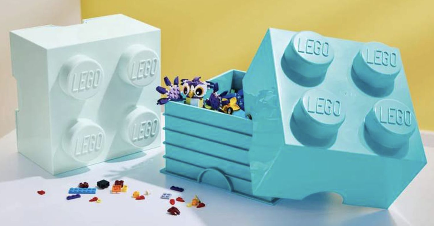 2er Set LEGO Aufbewahrungsbox mit 4 Noppen für 14,99€ (statt 40€) + VSK