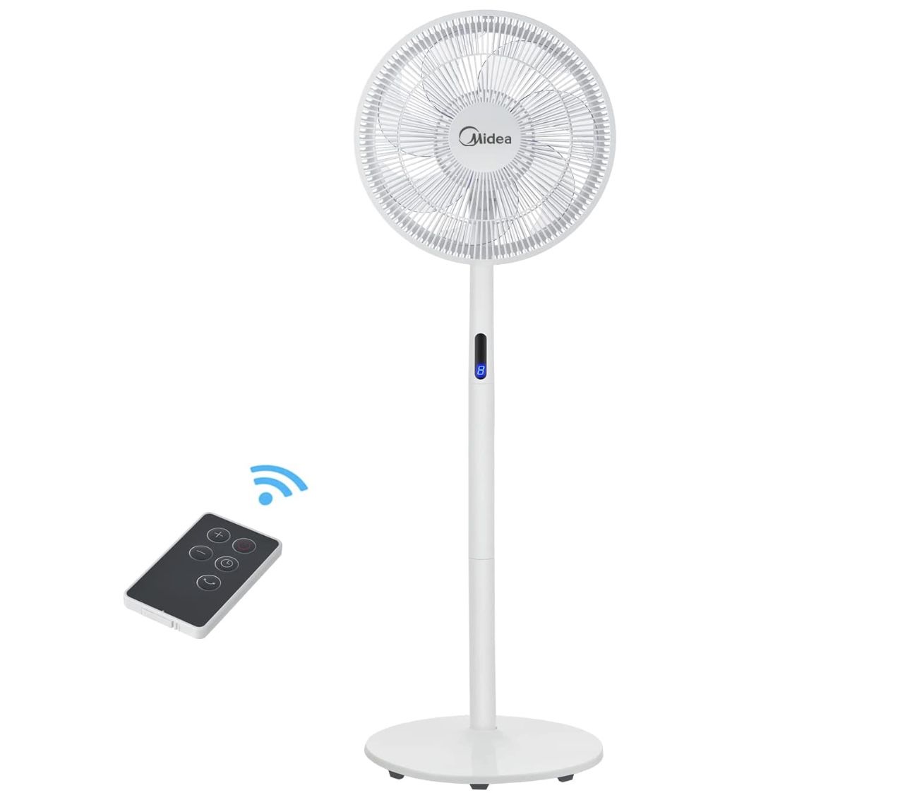 Midea S8   Standventilator mit Fernbedienung für 39,20€ (statt 47€)