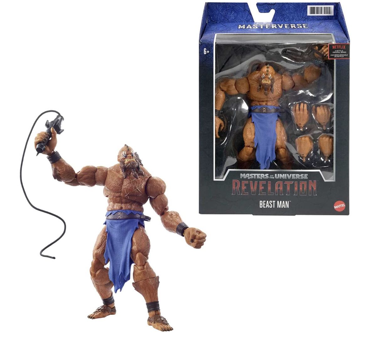 Masters of the Universe GYV16   Beast Man Actionfigur für 12,73€ (statt 18€)   Prime