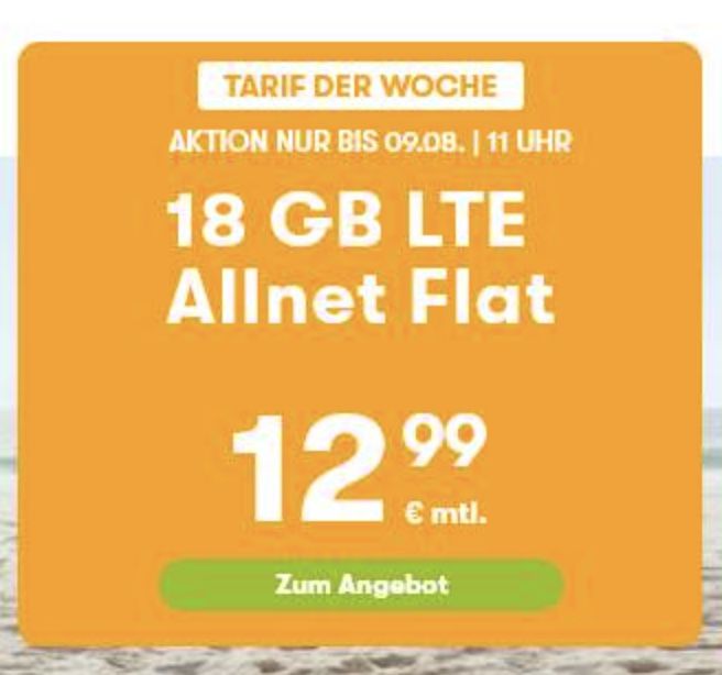 winSIM: o2 Allnet-Flat mit 18GB für 12,99€ &#8211; nur 1 Monat Laufzeit