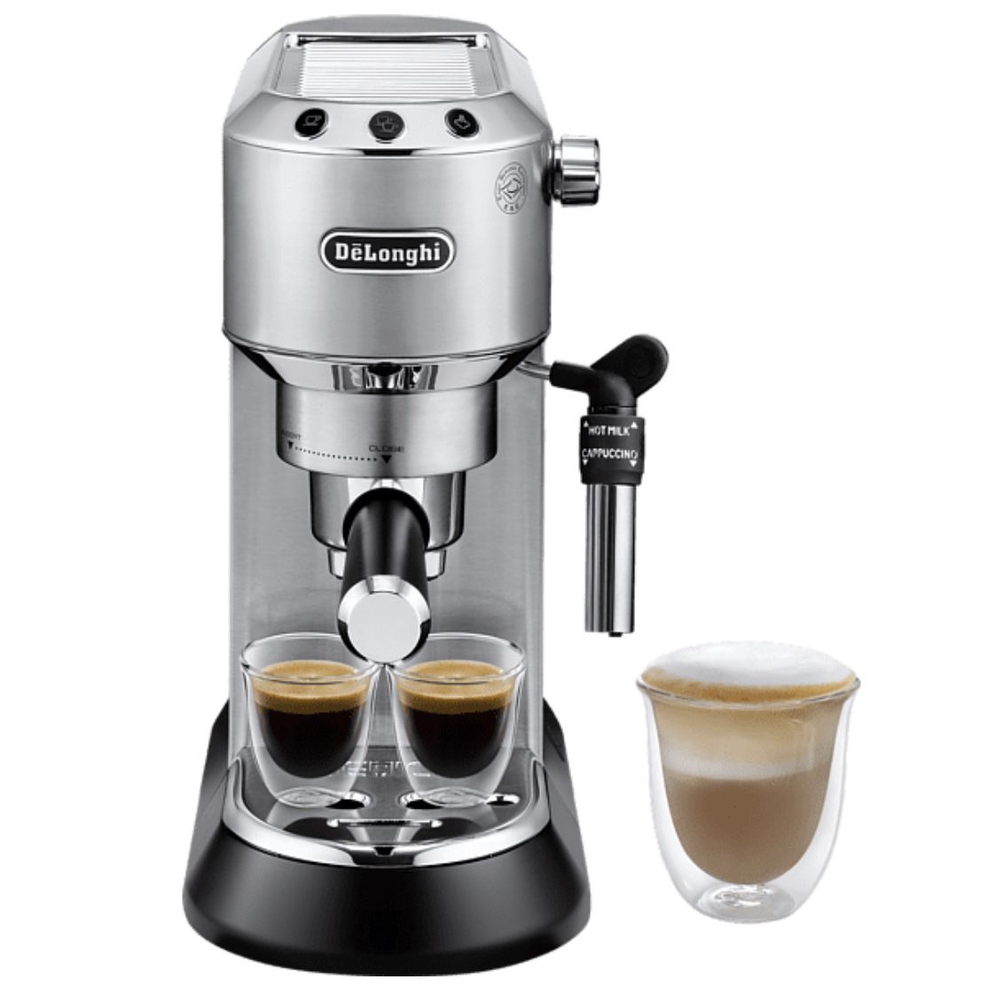 DeLonghi EC 685 Dedica Style Espressomaschine in Weiß für 124,49€ (statt 144€)