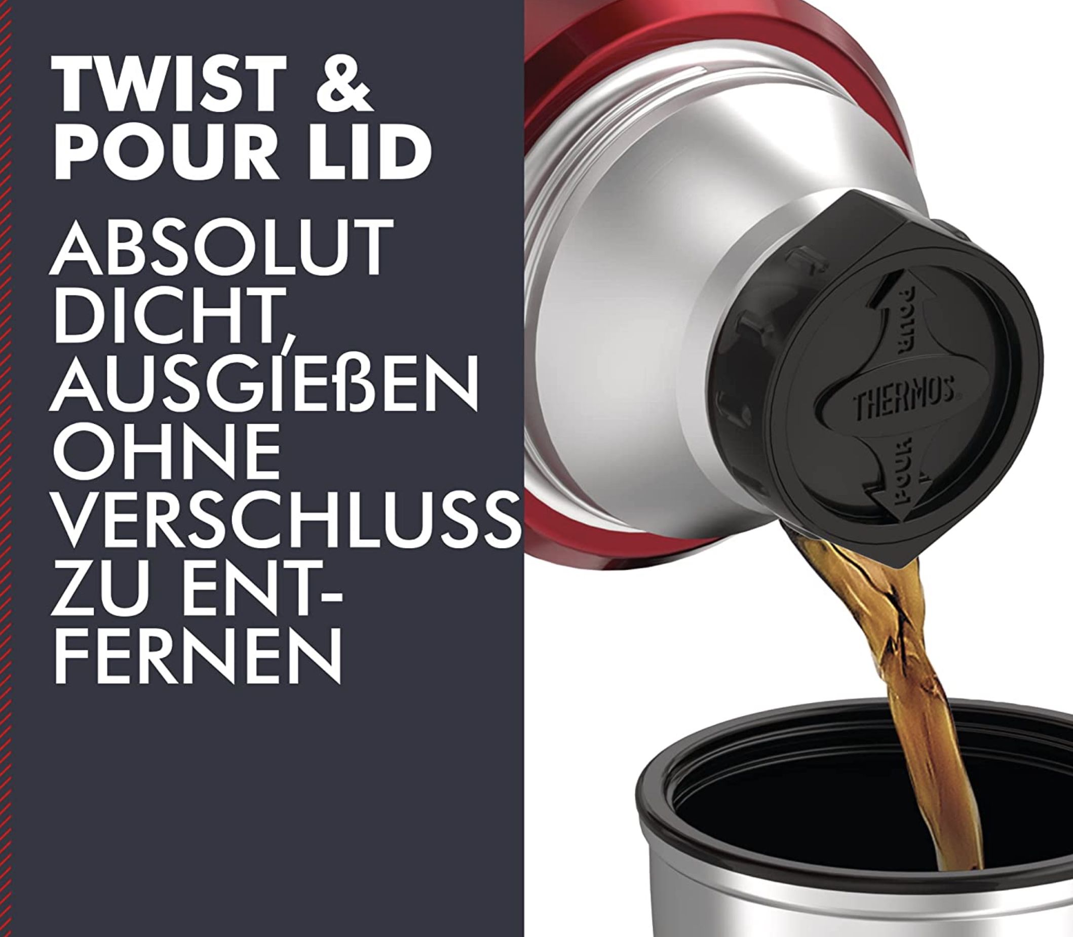 Thermos Stainless King 1,2 Liter Isolierflasche mit Trinkbecher für 22,61€ (statt 30€)