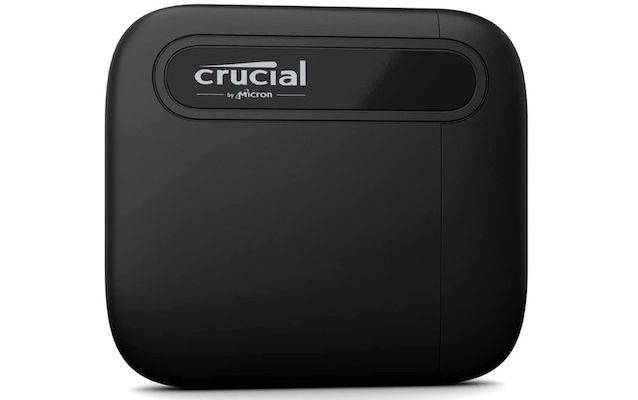 Crucial CT2000X6SSD9 X6 2TB Portable SSD mit bis zu 540MB/s für 92,99€ (statt 105€)