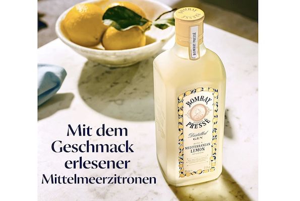 Bombay Citron Pressé Lemon Flavoured Gin, 70 cl für 16,79€ (statt 20€)