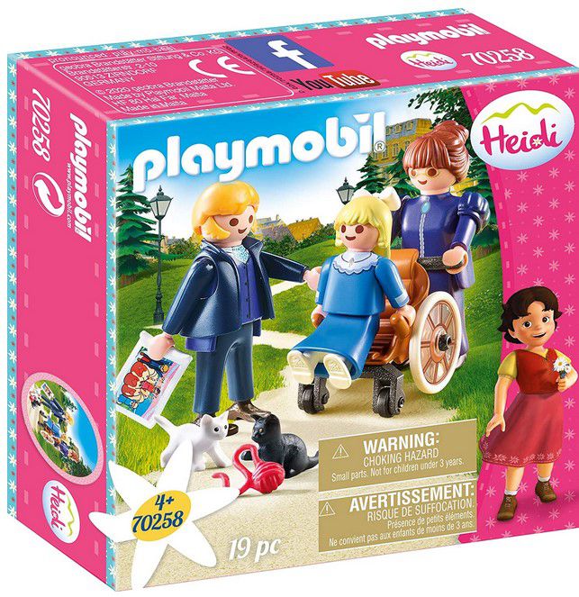 PLAYMOBIL 70258 Heidi Clara mit Vater und Frau Rottenmeier für 5,99€ (statt 12€)  prime