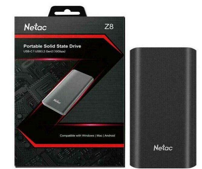 Netac Z8 1TB externe USB 3.2 Festplatte SSD für 47,99€ (statt 84€)