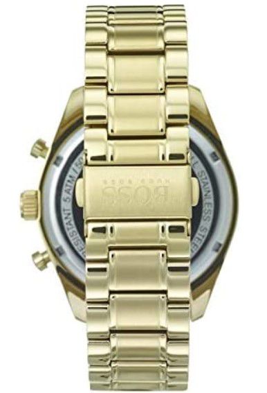 Hugo Boss Trophy 44mm Herren Chronograph Paqué or Armband für 235,60€ (statt 325€)