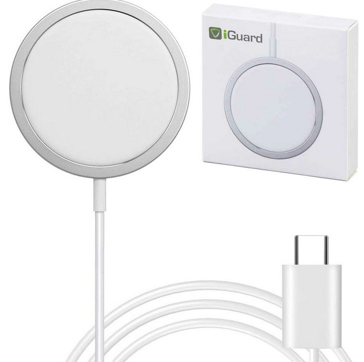 iGuard 15W Schnellladegerät für iPhone 13/12 MagSafe Charger für 9,90€ (statt 14€)