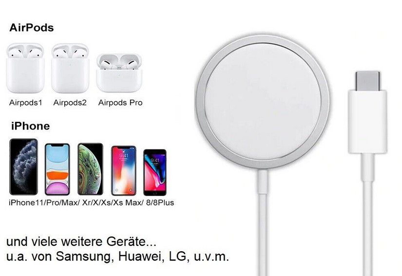 iGuard 15W Schnellladegerät für iPhone 13/12 MagSafe Charger für 9,90€ (statt 14€)