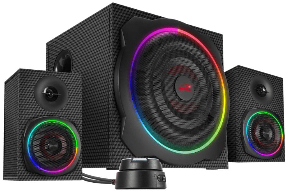 Speedlink Gravity Carbon RGB 2.1 BT Soundsystem für 64,99€ (statt 87€)