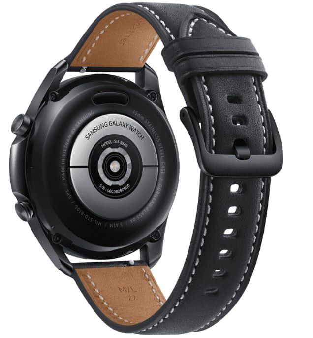 Samsung Galaxy Watch 3 Smartwatch 45mm Mystic Black für 115€ (statt 179€)