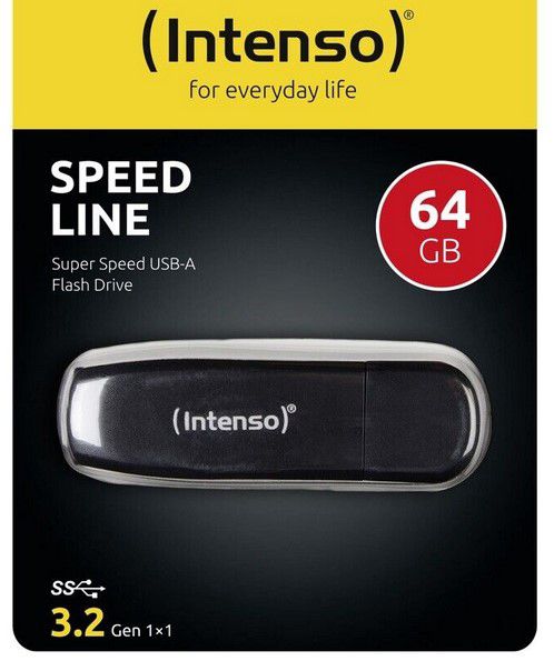 Intenso Speed Line 64GB Speicherstick USB 3.2 für 5,55€ (statt 8€)