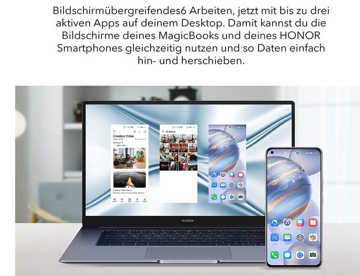 HONOR MagicBook Pro 16.1 Notebook Ryzen5 16/512GB für 659€ (statt 754€)