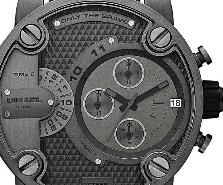 Diesel Little Daddy DZ7258 Herren Edelstahl Uhr 61mm für 121,59€ (statt 199€)