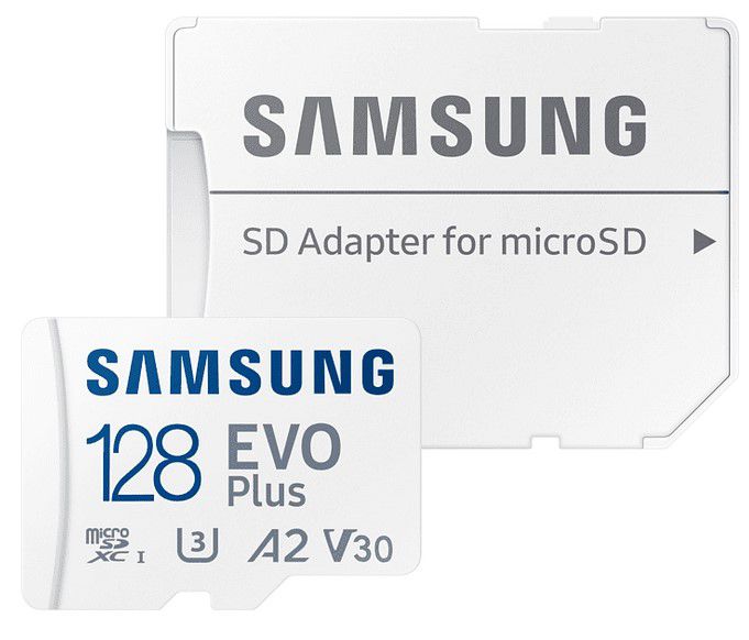 SAMSUNG EVO Plus 128GB Micro SDXC A2 Speicherkarte 130 MB/s für 12€ (statt 20€)