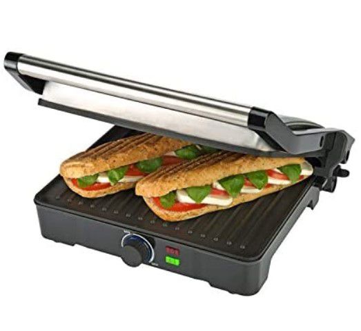 Bourgini Plus Classic Panini Tischgrill für 35,90€ (statt 50€)