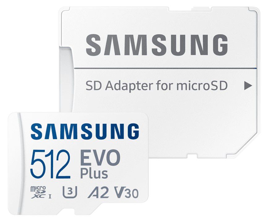 SAMSUNG EVO Plus 512 GB Micro SDXC Speicherkarte für 30,17€ (statt 36€)